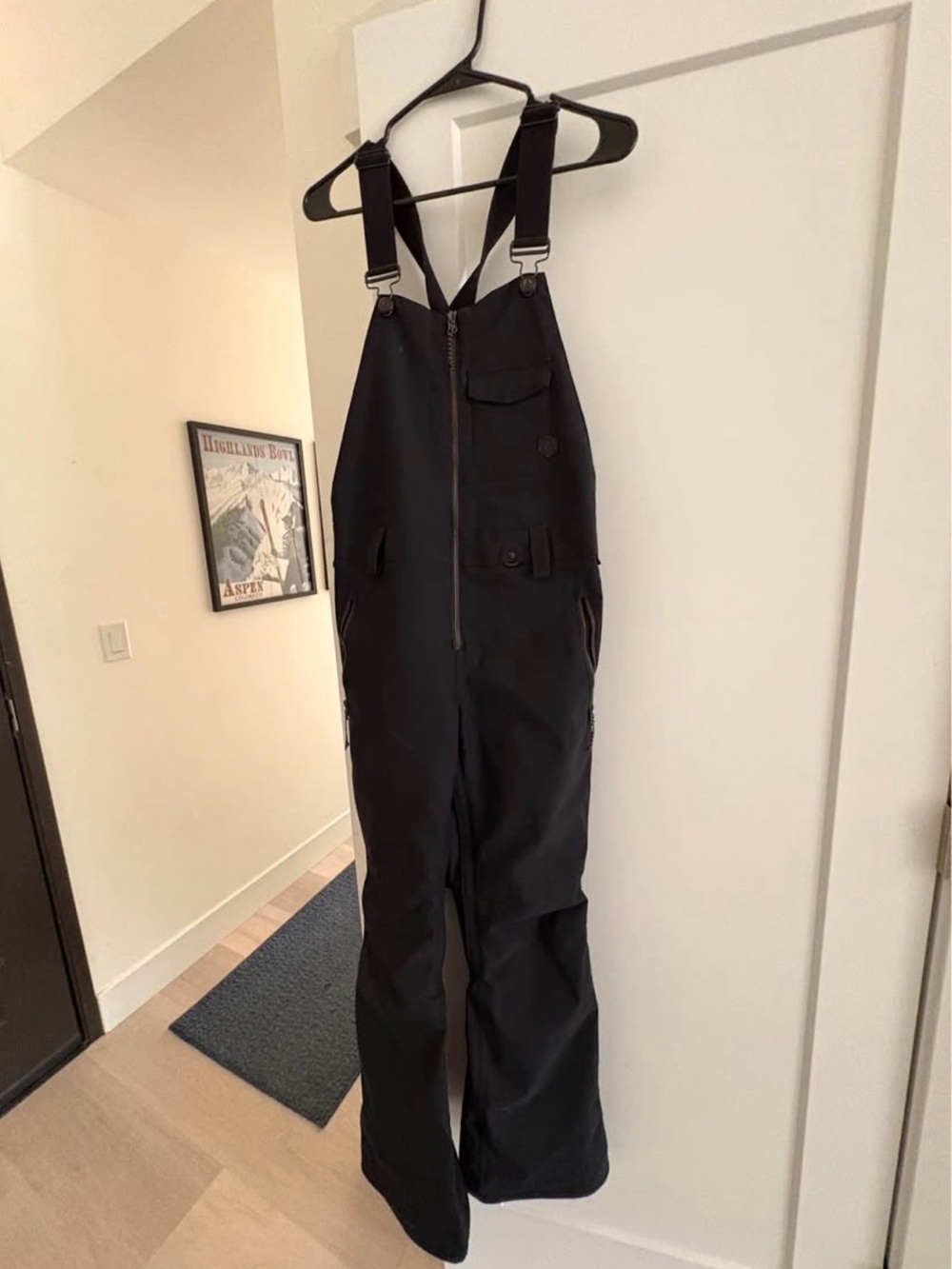 Volcom Black Bib Style Snow Ski